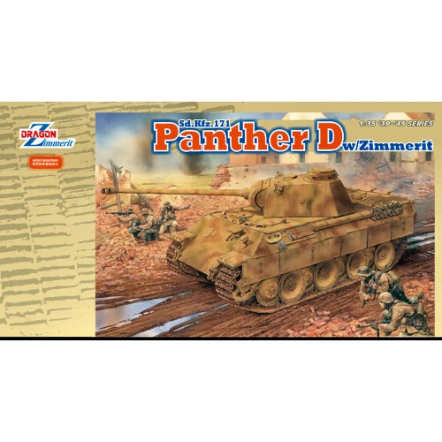 Dragon SD KFZ 171 PANTHER D W/ZIMM.KIT 1 35 - D6428