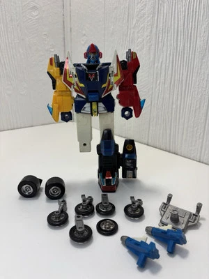 Vintage 1982 GALACTIC GALE BAXINGER ROBOT DX CHOGOKIN incomplete made in Taiwan - Image 1 of 4