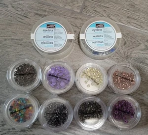 Stampin Up & Making Memories Lot EMBELLISHMENTS Scrapbook Card Circles & Stars - Picture 1 of 3