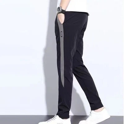 Pantalon de jogging homme confortable slim fit avec multipoches et à la mode - Photo 1/4