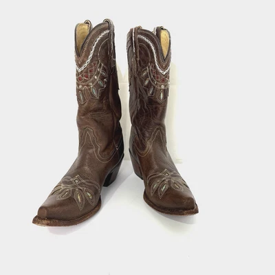 Botas vaqueras Tony Lama para mujer VF 6015 9B marrón chocolate rancho punta corta Foto 1 de 4