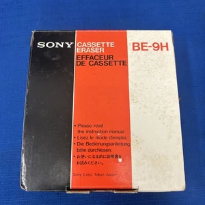Sony Cassette Eraser Model BE-9H In Original Box With Instructions - Picture 1 of 8