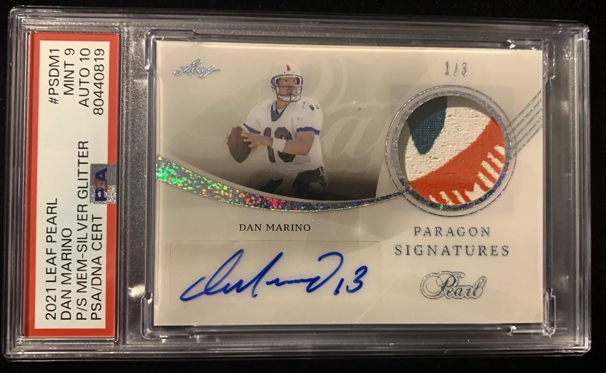 Football Miami Dolphins Dan Marino Leaf Trading Card Singles