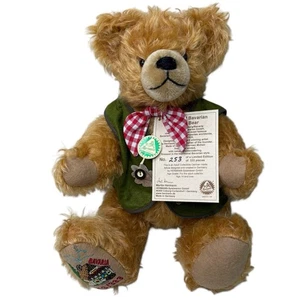 Hermann Traditional Bavarian Mohair Bear Ltd Ed 253/333 Germany Collectible Rare - Picture 1 of 9