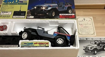 Nikko ferngesteuertes Auto Toyota Land Cruiser 4WD Mini 1/16 mit Box F/S Fedex - Bild 1 von 4