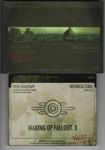 The Art Of Fallout 3 Hardcover mini book & Making of Fallout 3 DVD set - Picture 1 of 2