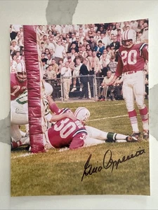 Foto firmada autografiada por Gino Cappelletti NFL de 8x10 certificado de autenticidad Sportsworld - Imagen 1 de 4