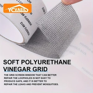 Screen Patch Repair Kit Window Repair Tape Fiberglass Covering Mesh Tool 5*200cm - Picture 1 of 9