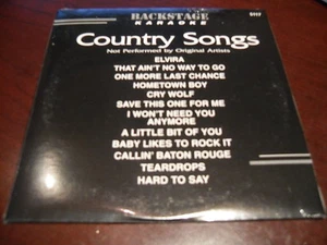 BACKSTAGE KARAOKE 5117 COUNTRY SONGS CD+G SEALED - Bild 1 von 1