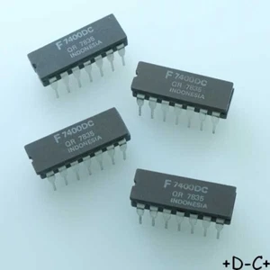 7400DC Quad 2-Input NAND Gate DIP-14 Fairchild (lot de 4) - Bild 1 von 1