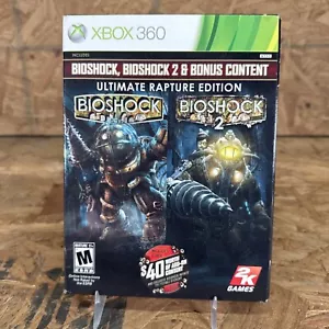 BioShock Ultimate Rapture Edition Xbox 360 CIB Complete w/Manual & Inserts VGC - Picture 1 of 3