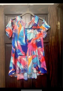 Cold Shoulder Boho Top Bluse von Rise & Bloom Damen Gr. Medium - Neu ohne Etikett - Bild 1 von 3