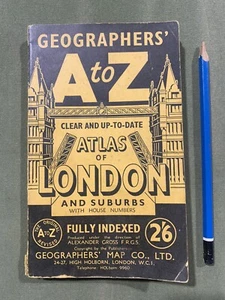 Vintage Geographers A To Z Atlas Of London Paperback - Picture 1 of 6