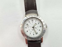 Neu Nos Camel Trophy Herrenuhr Quarz Schwarz Zifferblatt Lederband 661 1000 1019 Ebay