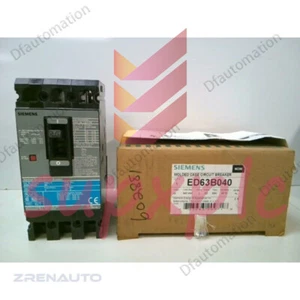 Neu ED63B040 Siemens 40A Sentron Leistungsschalter Typ ED6 600V 3P 40 AMP - Posteingang - Bild 1 von 7