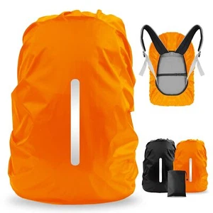 2 Pack Waterproof Rain Cover For Backpack Reflective Rucksack Rain Cover For Ant - Picture 1 of 7