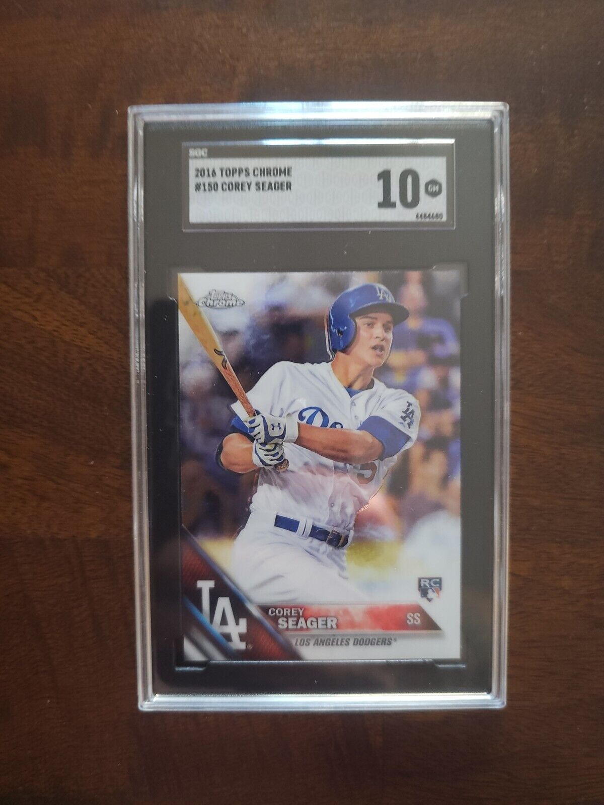 2016 Topps Chrome Corey Seager #150 SGC 10 GEM Rookie RC