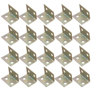 20 piezas Acero Inoxidable 90 Grados Soporte Ángulo Esquina Soporte Junta/Fijador - Imagen 1 de 24