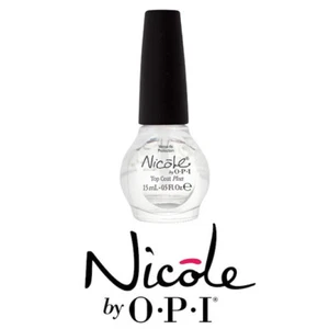 NEW! NAIL Nicole Top Coat Plus Prevents Chipping (Pack of 2 or 4) - Picture 1 of 5