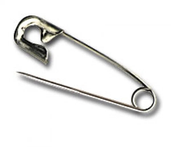 Bulk of 1440 #1 Defender Safety Pins Open Rust Resistant Large Size 1-1/16" USA  - Image 1 of 2