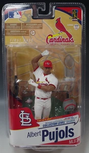 McFARLANE ALBERT PUJOLS CARDINALS WITH TROPHY SERIES 26 FIGURE MLB BASEBALL MIB - Picture 1 of 5