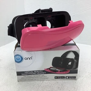 Smartphone Virtual Reality Onn Headset Fits iPhones Up To 6” Screen Samsung ++ - Picture 1 of 9