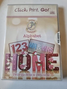 My Craft Studio Alphabet Twin Cd Rom & Dvd Rom Card Making Craft  - Picture 1 of 4