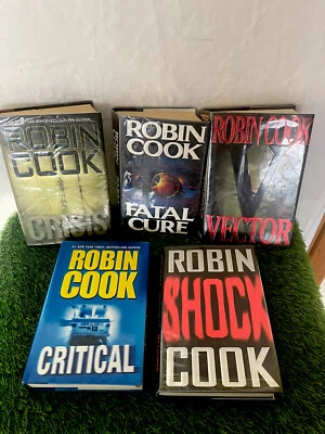 Robin Cook Book Lot of 5 Hardback SciFi Medical Mystery Thriller Novels Foto 1 de 4