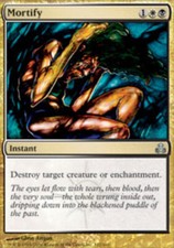Mortify - Foil - Guildpact - MP, English MTG Magic FLAT RATE SHIP