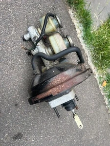🥇79-81 DATSUN NISSAN 280ZX NA FRENO CILINDRO MAESTRO BOOSTER DEPÓSITO DE LÍQUIDO OEM - Imagen 1 de 4