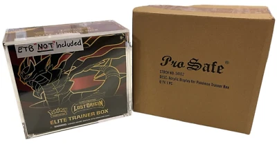 Pro-Safe Acrylic Display Case Pokemon Elite Trainer Box UV Protected ETB - Image 1 of 3