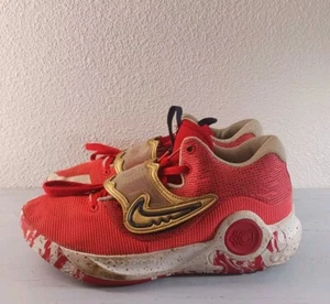 Nike KD Trey 5 X Men Size 10.5  DD9538-600 University Red Metallic Gold Shoes - Picture 1 of 8