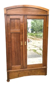 JUGENDSTIL DIELENSCHRANK - NUSSBAUM - ca. 1900 - Bild 1 von 4