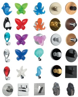 spirella Klebehaken Handtuchhalter Handtuchhaken Wandhaken selbstklebend - Bild 1 von 2