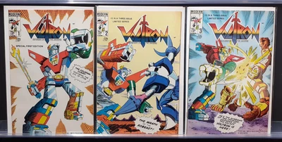 VOLTRON #1 #2 #3 MODERN COMICS 1985 HIGH GRADE COPIES SPECIAL FIRST EDITION! - Image 1 of 4