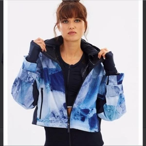 Adidas by Stella McCartney Run Trail Jacket Blue, Black XS - Picture 1 of 10