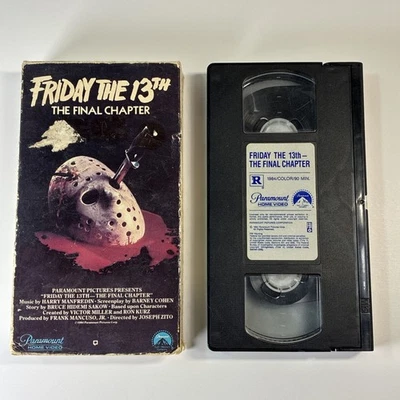 Friday The 13thThe Final Chapter VHS 1984 Paramount 1st Printing Slasher Horror Foto 1 de 4