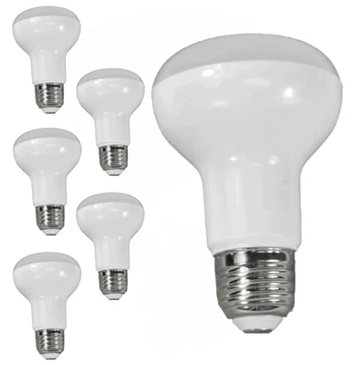 Diodesy R20 LED Flood Light 7.5W 525LM E26 5000K 120V 120° White 6Pk - Image 1 of 2