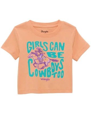 Camiseta gráfica Wrangler para niños pequeños-niñas Can Be Cow Too manga corta - 112364331 Foto 1 de 2