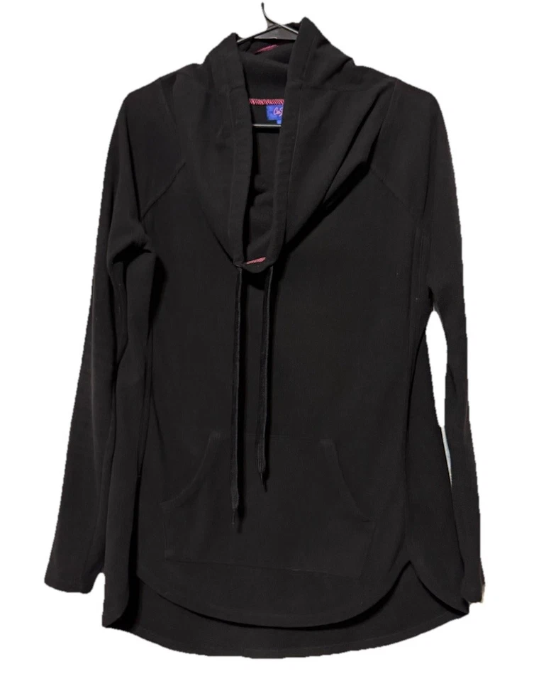 Винтажный женский свитер City Streets черный пуловер с воротником-хомутом размер средний - Изображение 1 из 4