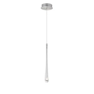 Satin Nickel LED Pendant from the Stillo Collection - Picture 1 of 1