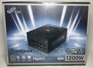 New Hydro PTM Pro 1200W 80 Plus Platinum Full Modular ATX 12V Power Supply HPT2 - Afbeelding 1 van 2