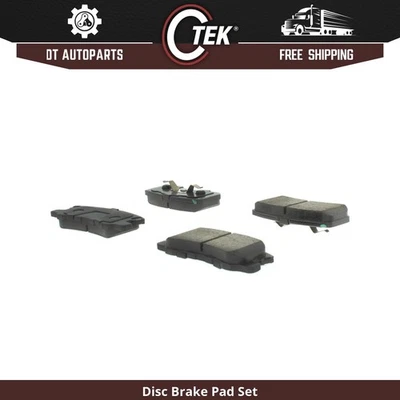 Para Mitsubishi Grandis 2007-2009 | Pastillas de freno de disco traseras centradas | Semimetálicas Foto 1 de 3