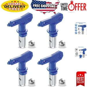 Multi-Size Reversible Spray Tips for Airless Sprayers - Ideal for All Projects - Picture 1 of 9