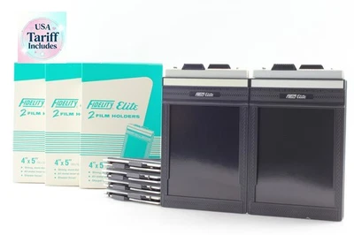 Lot of 6 [Unused in Box] Fidelity Elite 4x5 Cut Sheet Film Holder From JAPAN - Image 1 of 4