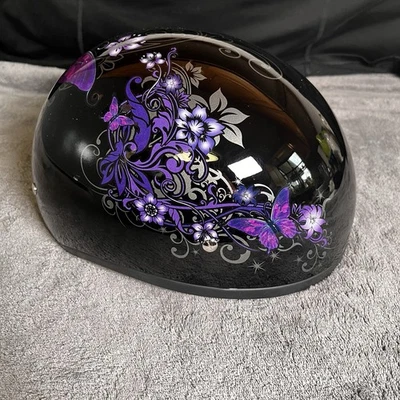 Capacete de motocicleta Daytona Helmets meia caveira aprovado pelo ponto borboleta P - Imagem 1 de 4