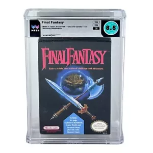 NES Final Fantasy WATA 8.5 CIB Open Packaging Complete In Box Maps Graded Game - Picture 1 of 4