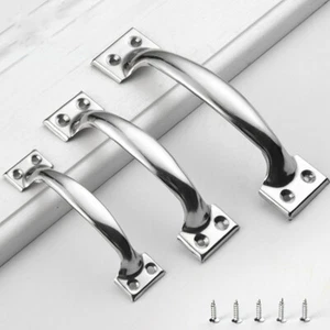 2X 3/4/5/6 Inch Barn Door Handle Gate Handle Pulls for Sliding Barn Door Gate - Picture 1 of 24