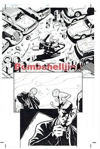 Dark Horse Joss Whedon's BUFFY #41 Page 1 Original Art -- Richards and Oclair - Picture 1 of 1