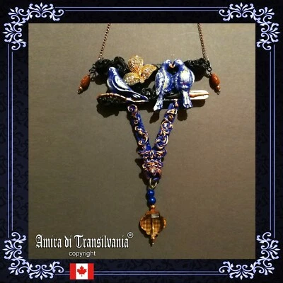 Luxury Jewelry Necklace Vintage Style Pendant Woman Charm Art Deco Liberty Chain - Image 1 of 4